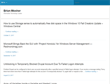 Tablet Screenshot of brianmosher.me